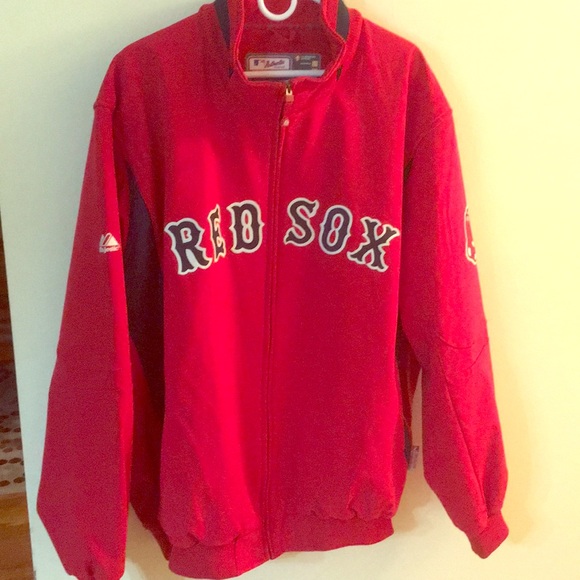 Majestic Other - AUTHENTIC BOSTON RED SOX JACKET DUGOUT APPAREL XXL